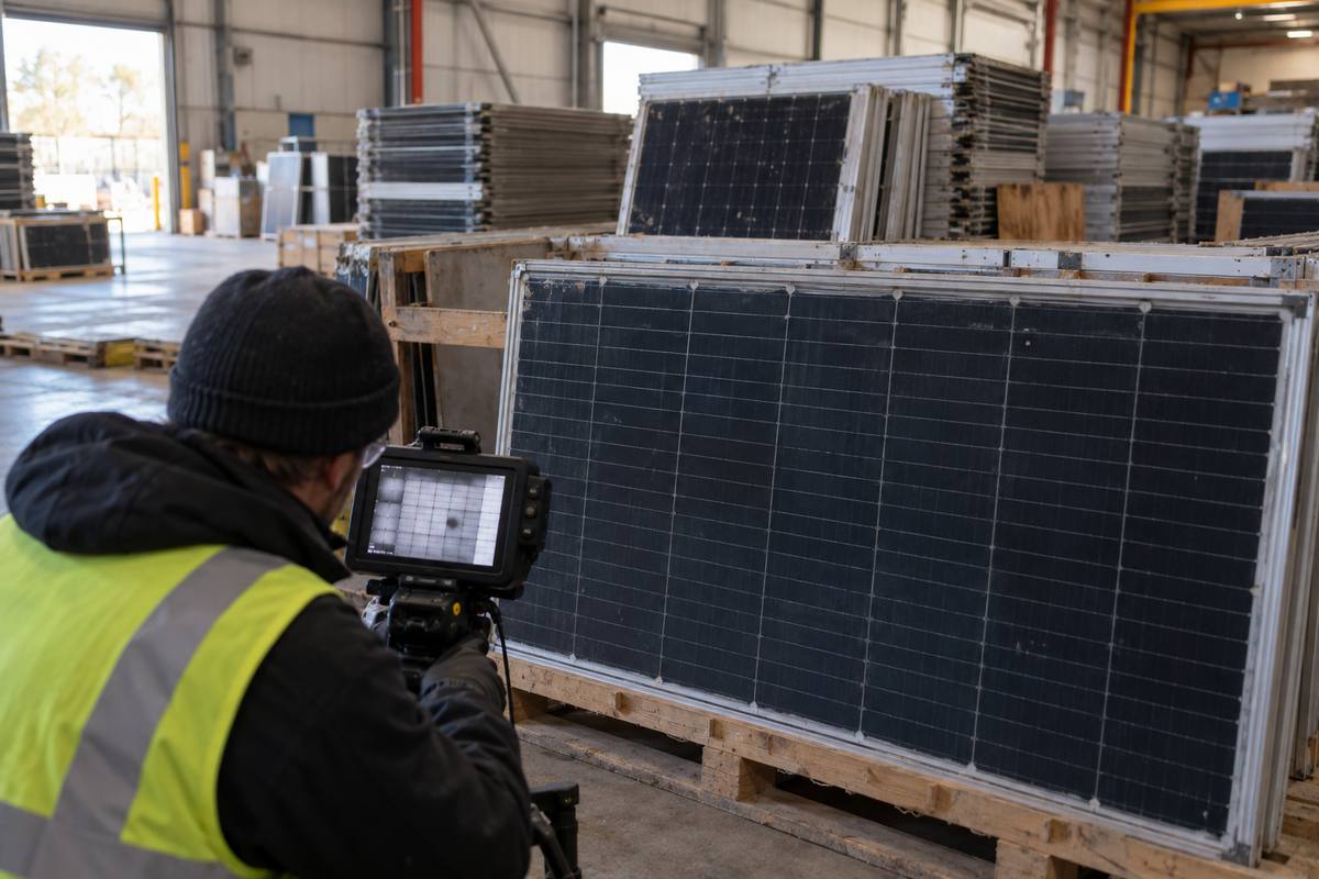 Gebrauchte Solarmodule kaufen und verkaufen: Prüfung, Garantie und Recht