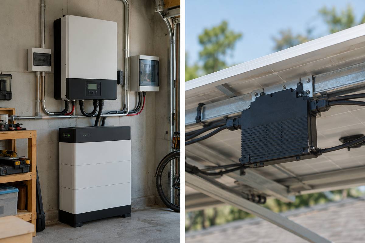 Solar Inverter Types Explained: String vs Microinverter vs Power Optimisers vs Hybrid