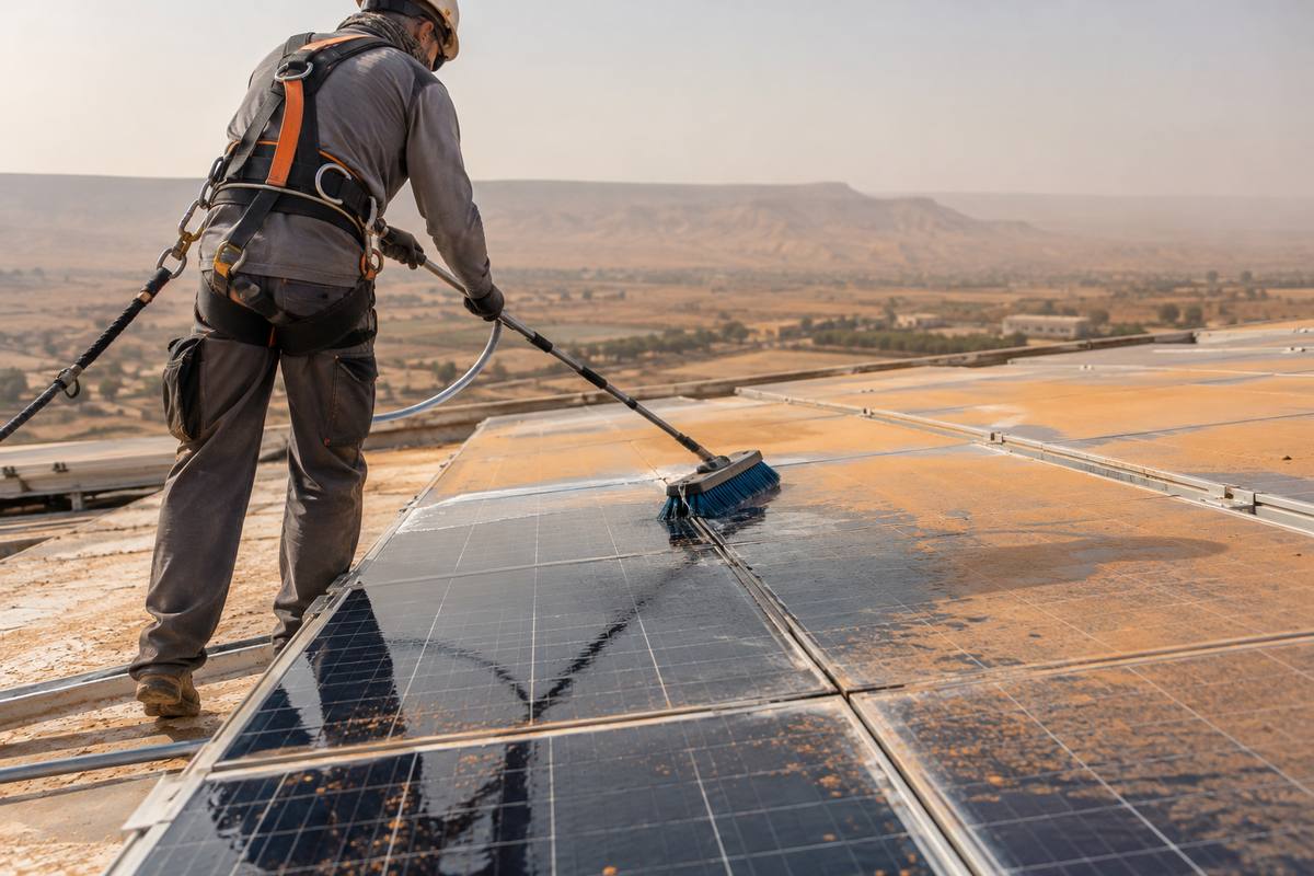 Mantenimiento de placas solares: limpieza, calima, revisiones y lo que cuesta