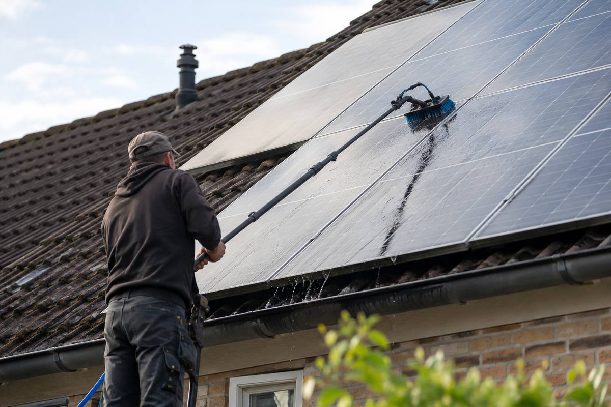 Zonnepanelen schoonmaken en onderhouden: wat is echt nodig?